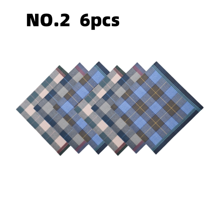 Vintažinė tamsi languota nosinaitė su medvilnine nosinaitė, klasikinė vintažinė nosinaitė vyresnio amžiaus žmonėms, „Amazon“ produktai, 40 cm