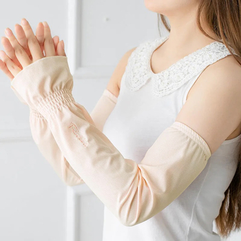 Καλοκαιρινά μανίκια από μετάξι Ice για γυναίκες, χαλαρή προστασία από τον ήλιο για οδήγηση, λεπτά μανίκια προστασίας από τον ήλιο, προστατευτικά μπράτσας, γάντια για άνδρες, μανίκια Ice