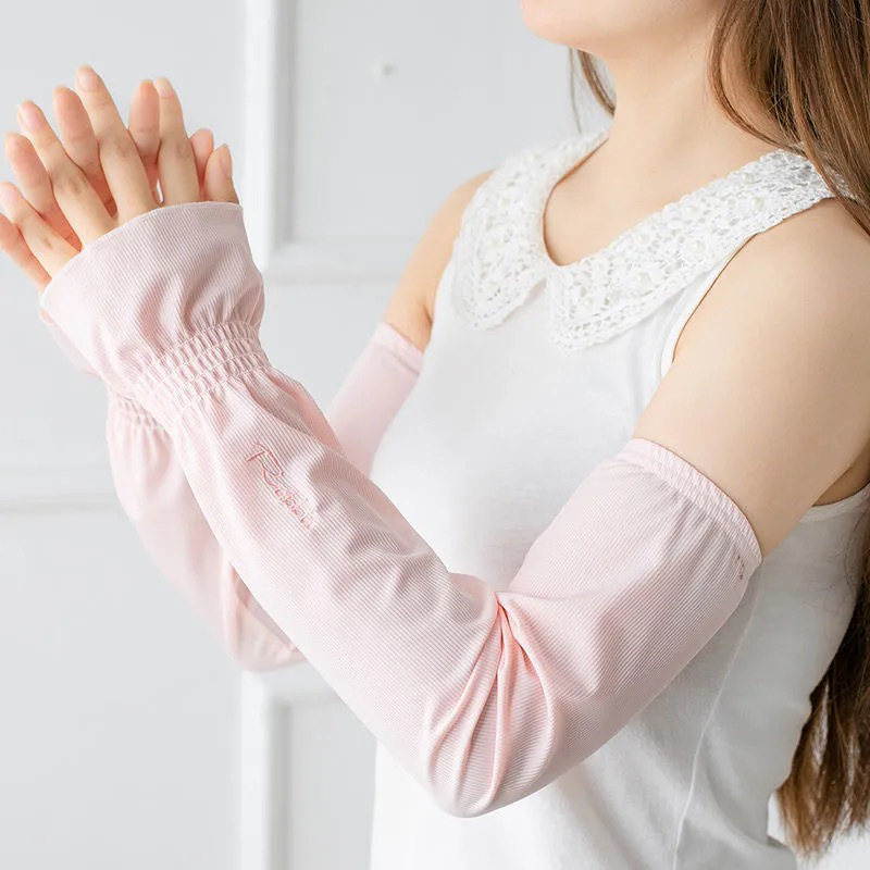 Καλοκαιρινά μανίκια από μετάξι Ice για γυναίκες, χαλαρή προστασία από τον ήλιο για οδήγηση, λεπτά μανίκια προστασίας από τον ήλιο, προστατευτικά μπράτσας, γάντια για άνδρες, μανίκια Ice