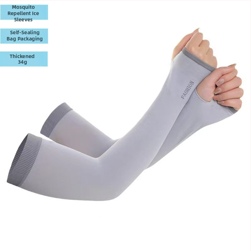 Naujos vasarinės vyriškos ir moteriškos ledo rankovės, skirtos apsaugoti nuo saulės, ledo šilko rankovės, skirtos naudoti lauke, atsparios UV spinduliams, prakaitą sugeriančios, kvėpuojančios, didelės elastinės rankų apsaugos.