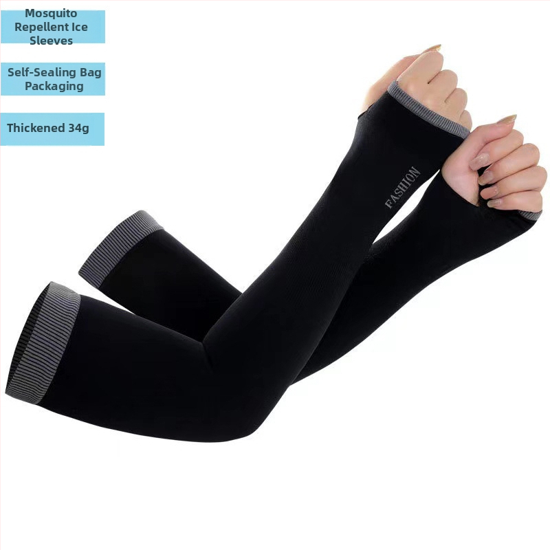 Naujos vasarinės vyriškos ir moteriškos ledo rankovės, skirtos apsaugoti nuo saulės, ledo šilko rankovės, skirtos naudoti lauke, atsparios UV spinduliams, prakaitą sugeriančios, kvėpuojančios, didelės elastinės rankų apsaugos.