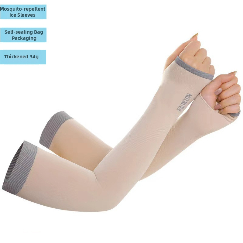 Naujos vasarinės vyriškos ir moteriškos ledo rankovės, skirtos apsaugoti nuo saulės, ledo šilko rankovės, skirtos naudoti lauke, atsparios UV spinduliams, prakaitą sugeriančios, kvėpuojančios, didelės elastinės rankų apsaugos.