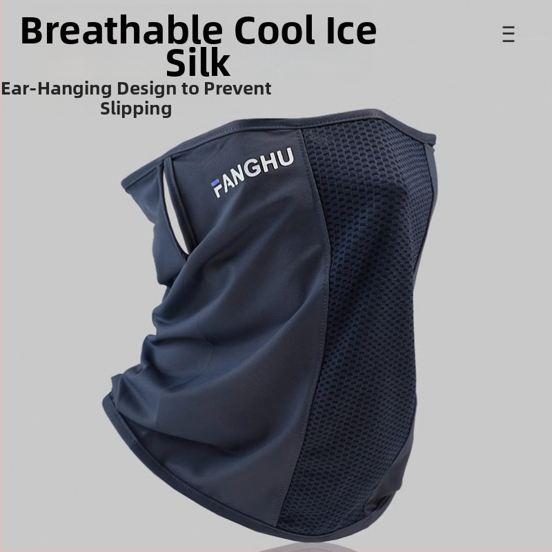 2025. aasta uus suvine õhuke ultraviolettvastane mask meestele, õues kasutamiseks mõeldud golfispordi ja jalgrattasõidu kaelal hingav loor