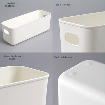Πλαστικό καλάθι αποθήκευσης Φορητό συρτάρι Αποθήκευσης Κουζίνα Μπάνιο Επιτραπέζιο ντουλάπι Καλάθι αποθήκευσης
