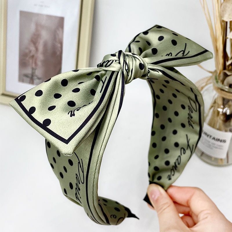 Naujas korėjietiško stiliaus kaspino galvos juosta moterims, dėvinčioms infraraudonųjų spindulių galvos apdangalą, paprastą plačiakampį presuotą plaukų elegantišką banguotą plaukų antspaudą