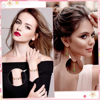 Διασυνοριακό κοστούμι 180 τεμαχίων με κρυστάλλινα κρεμαστά κοσμήματα Δεκεμβρίου, αξεσουάρ γενέθλιας πέτρας, χρωματιστό κρεμαστό κόσμημα από κράμα διαμαντιών