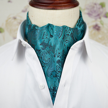 Производител на едро кашу жакард пейсли британски костюм риза яка шал бизнес шал мъжки шал
