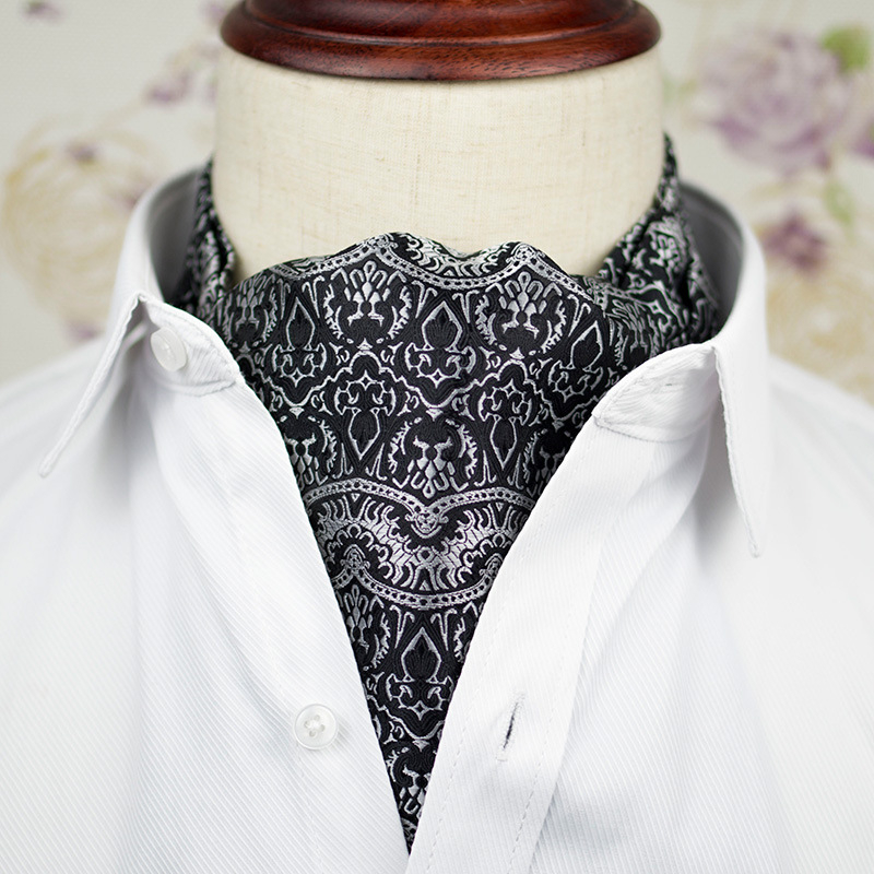 Gamintojo didmeninė prekyba anakardžių žakardo Paisley britiško kostiumo marškinių apykaklės šaliku, verslo šaliku, vyrišku šaliku