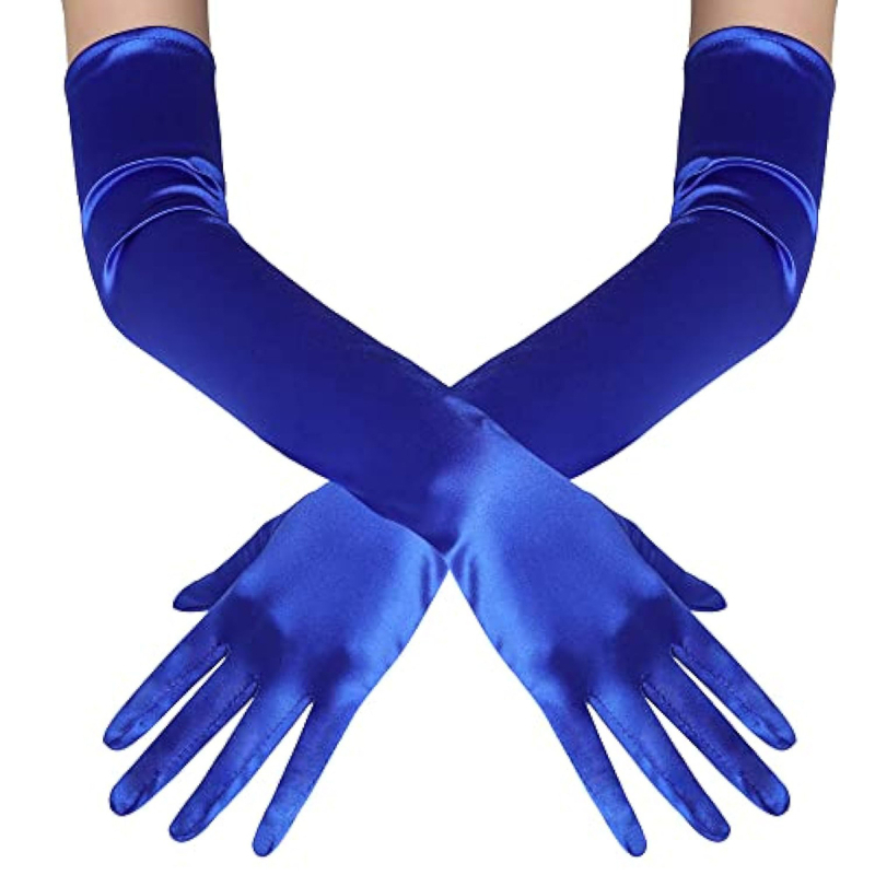 Ръкавици за маскараден бал от 1920 г., жени, черно-червено-бели, ръкавици за сватбена рокля, шапки, колокационни ръкавици