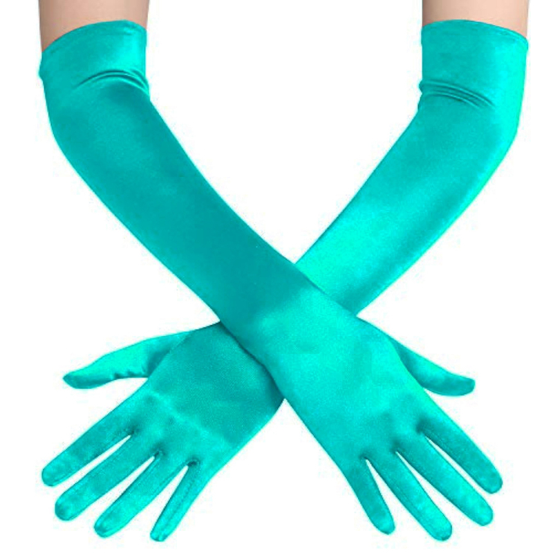 Ръкавици за маскараден бал от 1920 г., жени, черно-червено-бели, ръкавици за сватбена рокля, шапки, колокационни ръкавици