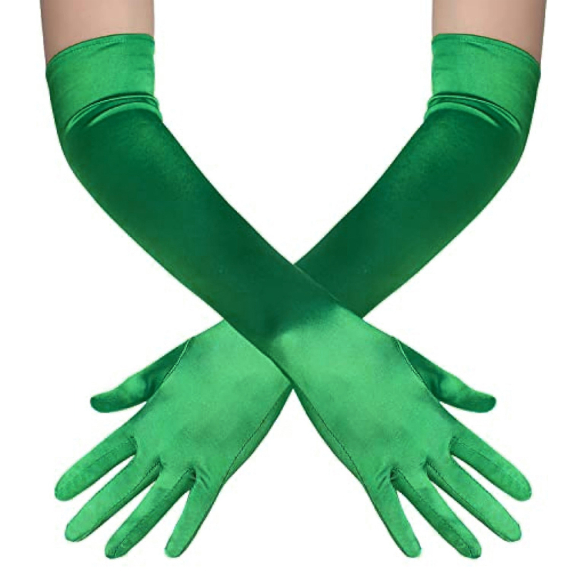 Ръкавици за маскараден бал от 1920 г., жени, черно-червено-бели, ръкавици за сватбена рокля, шапки, колокационни ръкавици