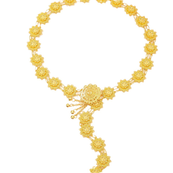 Uued etnilise stiiliga retro sulamist kuumalt müüdavad õõnsa lillega ühe ringikujulise kehaga vöökett, topeltpandlaga kaheotstarbelised Dai aksessuaarid