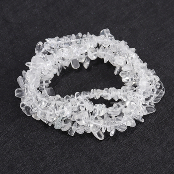 Ebakorrapärase kruusaga valgest kristall-agaadist helmestega poolvalmis lahtised helmed isetehtud ehted aksessuaarid käevõru looduskivist helmed