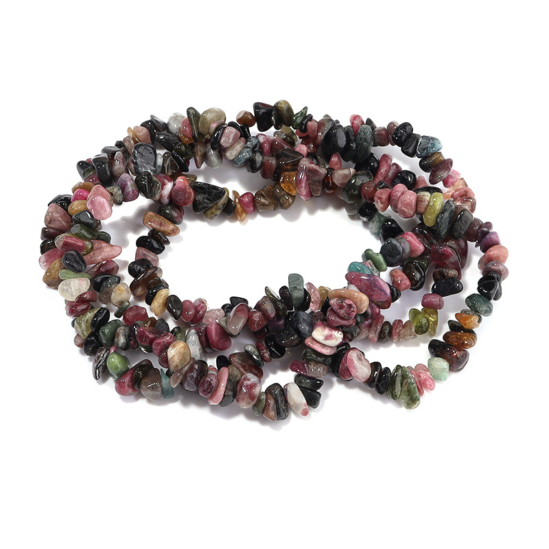 Ebakorrapärase kruusaga valgest kristall-agaadist helmestega poolvalmis lahtised helmed isetehtud ehted aksessuaarid käevõru looduskivist helmed