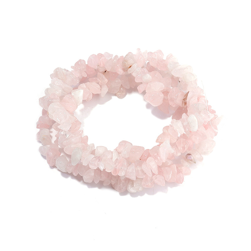 Ebakorrapärase kruusaga valgest kristall-agaadist helmestega poolvalmis lahtised helmed isetehtud ehted aksessuaarid käevõru looduskivist helmed