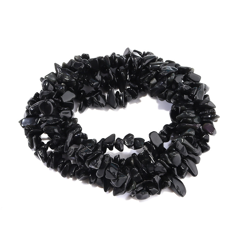 Ebakorrapärase kruusaga valgest kristall-agaadist helmestega poolvalmis lahtised helmed isetehtud ehted aksessuaarid käevõru looduskivist helmed