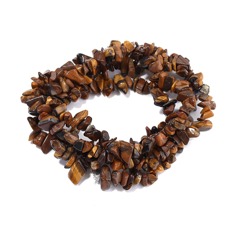 Ebakorrapärase kruusaga valgest kristall-agaadist helmestega poolvalmis lahtised helmed isetehtud ehted aksessuaarid käevõru looduskivist helmed