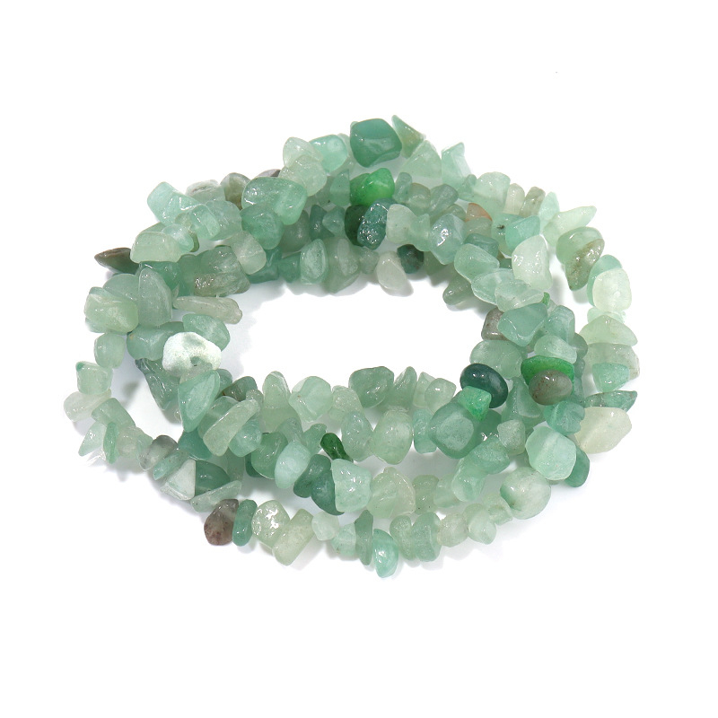 Ebakorrapärase kruusaga valgest kristall-agaadist helmestega poolvalmis lahtised helmed isetehtud ehted aksessuaarid käevõru looduskivist helmed