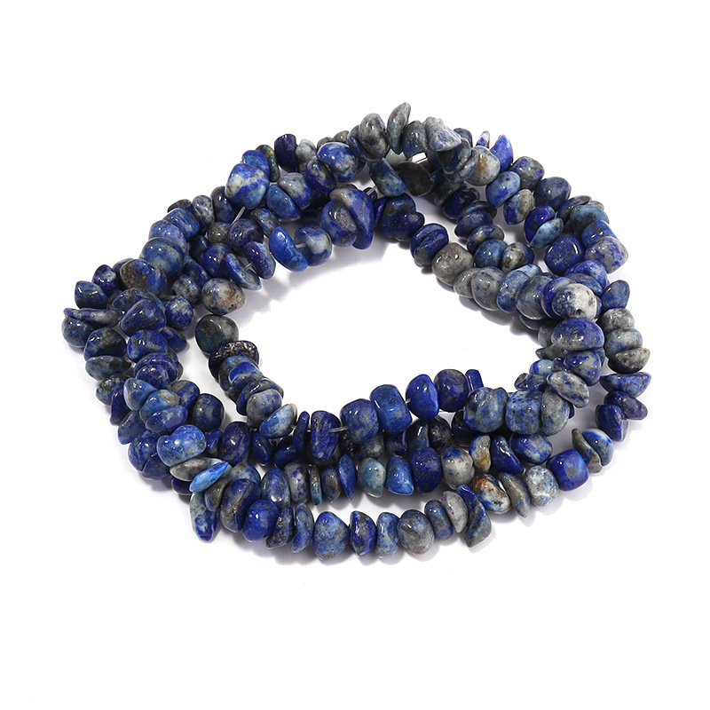 Ebakorrapärase kruusaga valgest kristall-agaadist helmestega poolvalmis lahtised helmed isetehtud ehted aksessuaarid käevõru looduskivist helmed