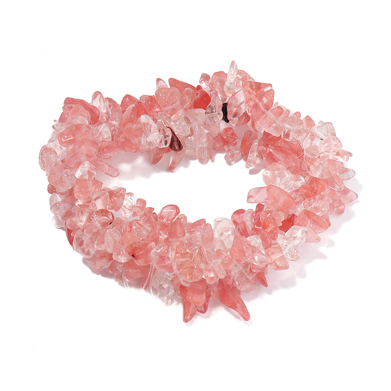 Ebakorrapärase kruusaga valgest kristall-agaadist helmestega poolvalmis lahtised helmed isetehtud ehted aksessuaarid käevõru looduskivist helmed