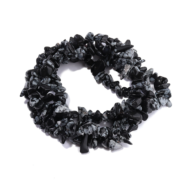 Ebakorrapärase kruusaga valgest kristall-agaadist helmestega poolvalmis lahtised helmed isetehtud ehted aksessuaarid käevõru looduskivist helmed