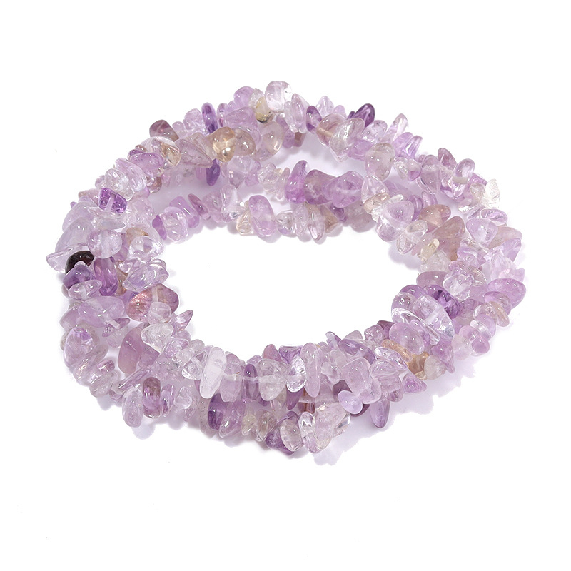 Ebakorrapärase kruusaga valgest kristall-agaadist helmestega poolvalmis lahtised helmed isetehtud ehted aksessuaarid käevõru looduskivist helmed