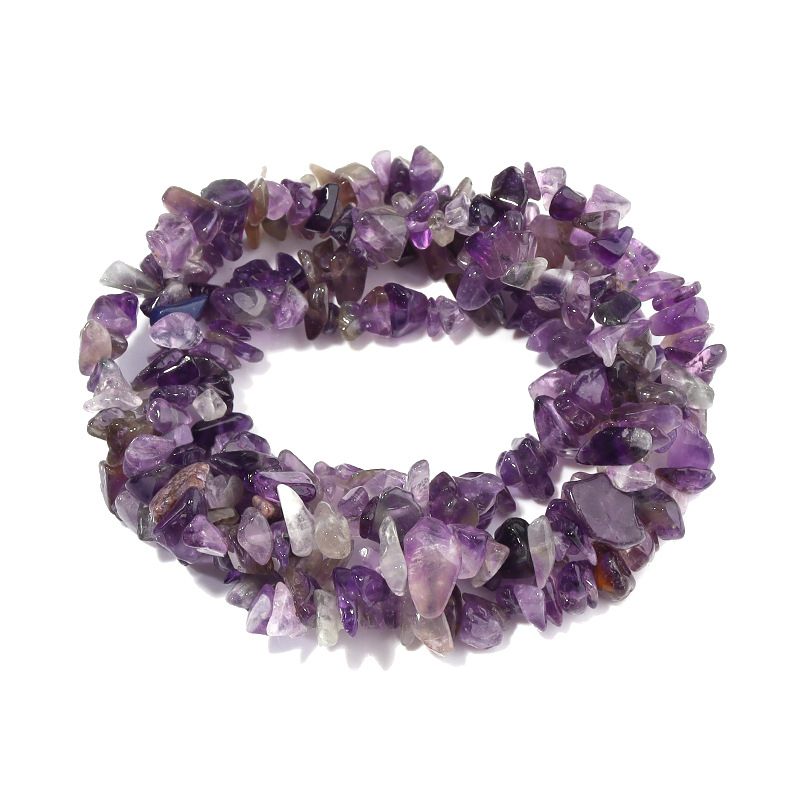 Ebakorrapärase kruusaga valgest kristall-agaadist helmestega poolvalmis lahtised helmed isetehtud ehted aksessuaarid käevõru looduskivist helmed