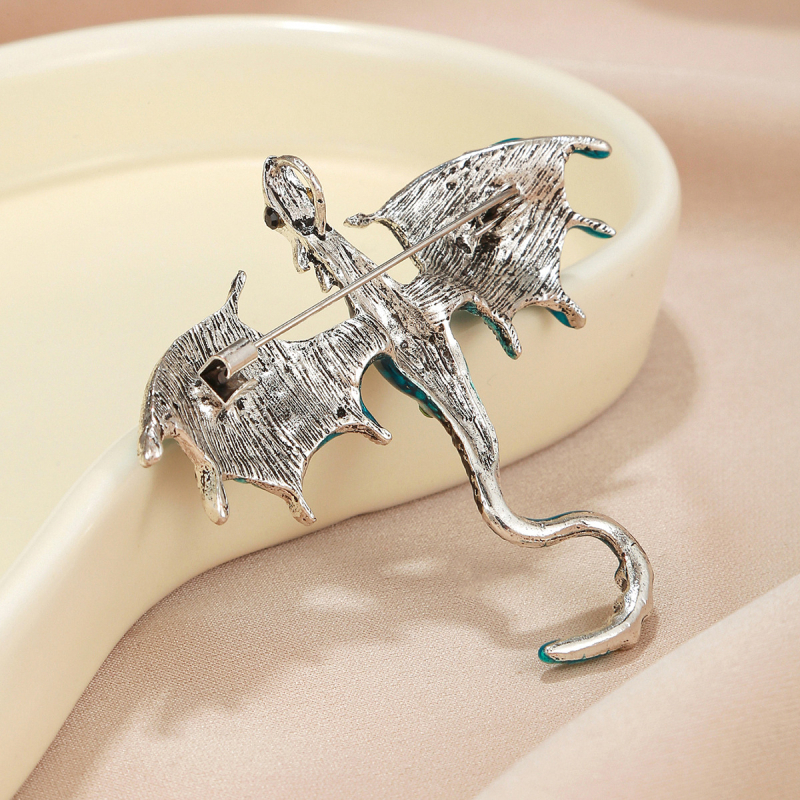 Europos ir Amerikos aplinkos apsaugos „Avatar“ retro vyriška ir moteriška daugiaspalvė lašančio aliejaus deimantinė drakono sagė, tinkanti visų rūšių drabužių aksesuarams