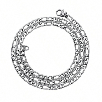 Κολιέ 3:1NK από ανοξείδωτο ατσάλι, διασυνοριακό, απλό, unisex, Joker, μακριά, πουλόβερ, αλυσίδα, κοσμήματα, χονδρική