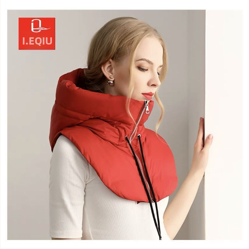 Pastorintos vyriškos ir moteriškos šiltos, vienodo stiliaus su „Baotou“ skrybėle, neperpučiama, jojimo, šalčiui atspari, neperšlampama apykaklė, pūkinė medvilnė, lauko kepurė