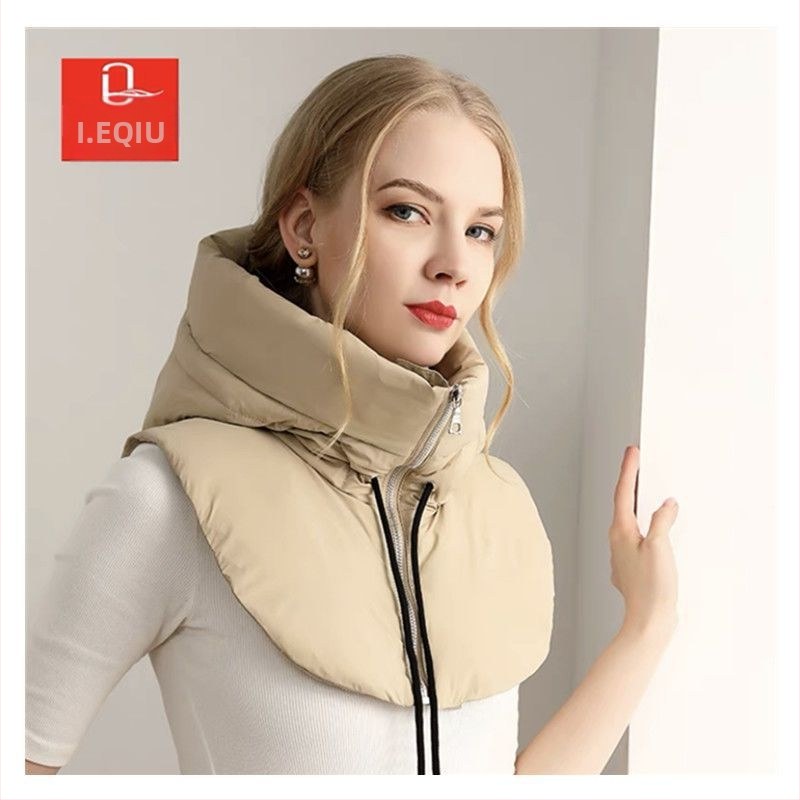 Pastorintos vyriškos ir moteriškos šiltos, vienodo stiliaus su „Baotou“ skrybėle, neperpučiama, jojimo, šalčiui atspari, neperšlampama apykaklė, pūkinė medvilnė, lauko kepurė