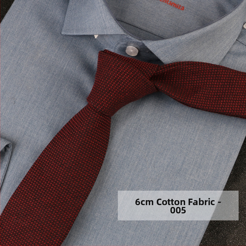 Britiškas languotas kaklaraištis iš japoniško laisvalaikio, tamsaus retro stiliaus, mažo languoto medvilninio kaklaraiščio, tiekiamas tiesiai iš gamyklos.