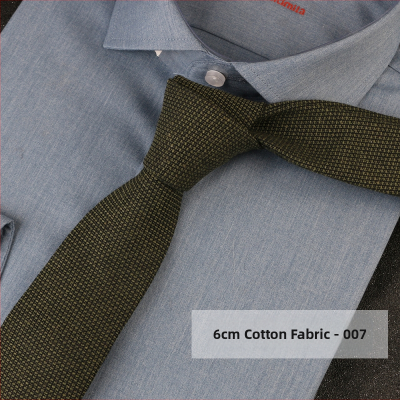 Britiškas languotas kaklaraištis iš japoniško laisvalaikio, tamsaus retro stiliaus, mažo languoto medvilninio kaklaraiščio, tiekiamas tiesiai iš gamyklos.