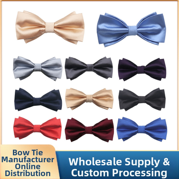 Ежедневна мода Професионален костюм Папионка Мъжка бизнес рокля Сватбен банкет Папионка Кум Папионка Джентълменска папионка