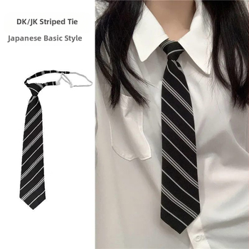 Akademijski stil korejski stil DK muška košulja bez pruga JK kravate ženska košulja s kravatnim čvorom ležerna japanska školska uniforma za učenike