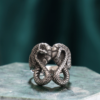 Ευρωπαϊκή και αμερικανική προσωπικότητα ζώο κεφάλι τίγρης φίδι δαχτυλίδι τιτανίου χάλυβα διασυνοριακό εξωτερικό εμπόριο από ανοξείδωτο χάλυβα ρετρό ανδρικό δαχτυλίδι κοσμήματα