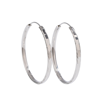 Σκουλαρίκια κρίκοι από καθαρό ασήμι 925, γυναικεία, φθινόπωρο-χειμώνας, μεγάλα κλιπ αυτιών, ελαφριά, πολυτελή, υψηλής αισθητικής, κρύο φως, μινιμαλιστικά, υπερβολικά απλά σκουλαρίκια κρίκοι
