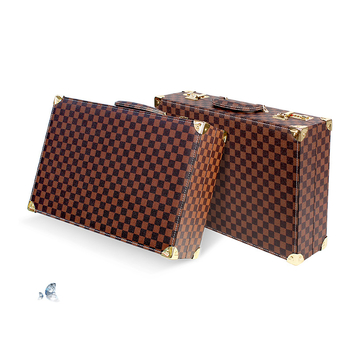 Mažas kvadratinis laikrodžių lagaminas, aukštos klasės 48 bitų laikrodžių laikymo dėžutė, aukštos klasės slaptažodžio užrakto laikrodžių laikymo dėžutė