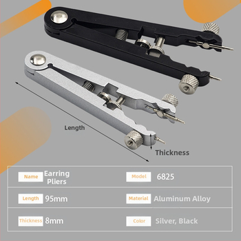 Kellarihma lahtivõtmise ja kõrvarõngaste tangid kellaparanduseks 6825 Kellatööriistad Kõrvarõngaste lahtivõtmise ja kokkupaneku tangid Kõrvarõngaste partii V-kujuline kõrvarõngaste eemaldamine