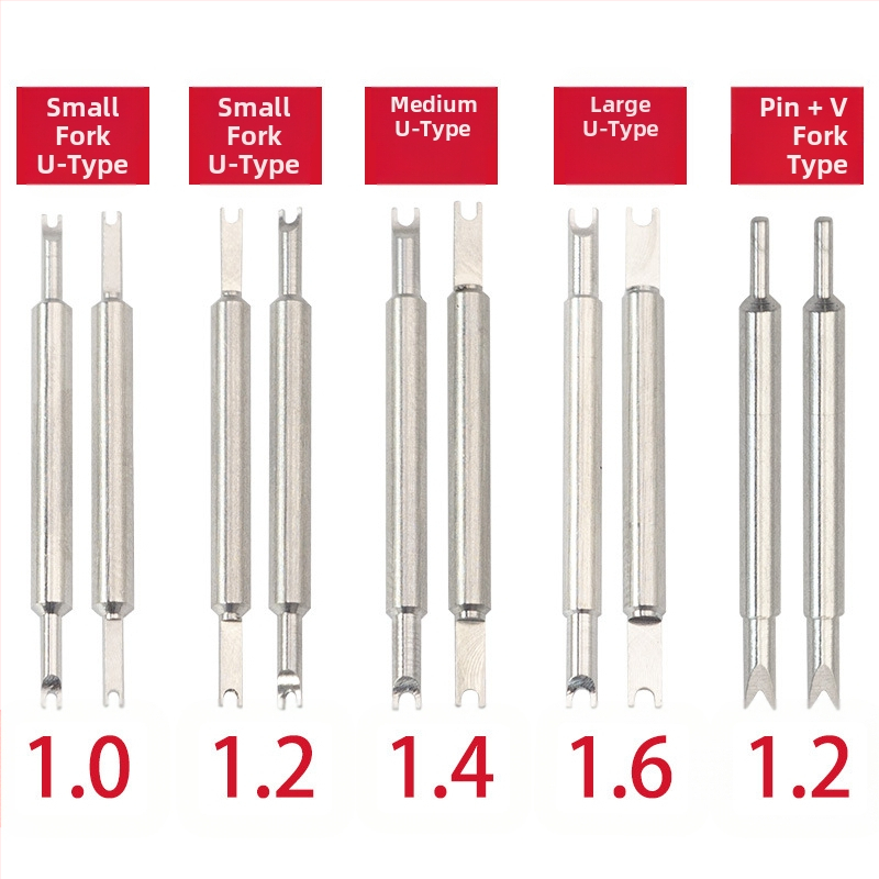 Инструменти за ремонт на часовници за разглобяване на каишка за часовник, клещи за уши 6825, инструменти за часовници, клещи за разглобяване и сглобяване на уши, партида клещи за уши с V-образно отстраняване на уши