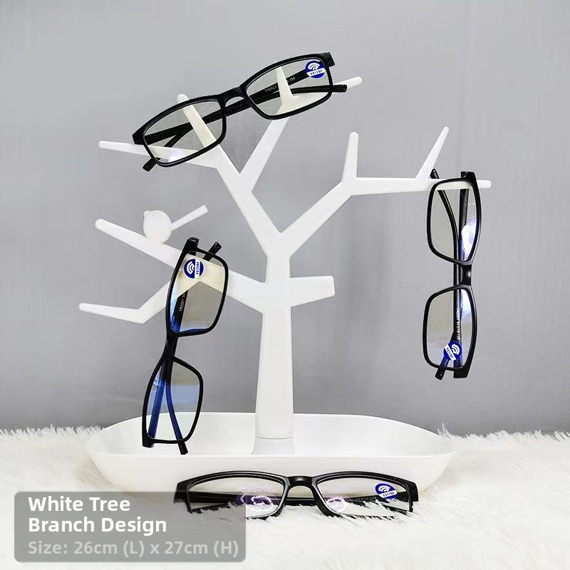 Sandėlyje Dviguba eilė 10 porų sustorintų akinių nuo saulės, akinių nuo saulės laikymo lentynėlė, akiniai, parduotuvės prekystalio demonstracinė lentynėlė, permatoma