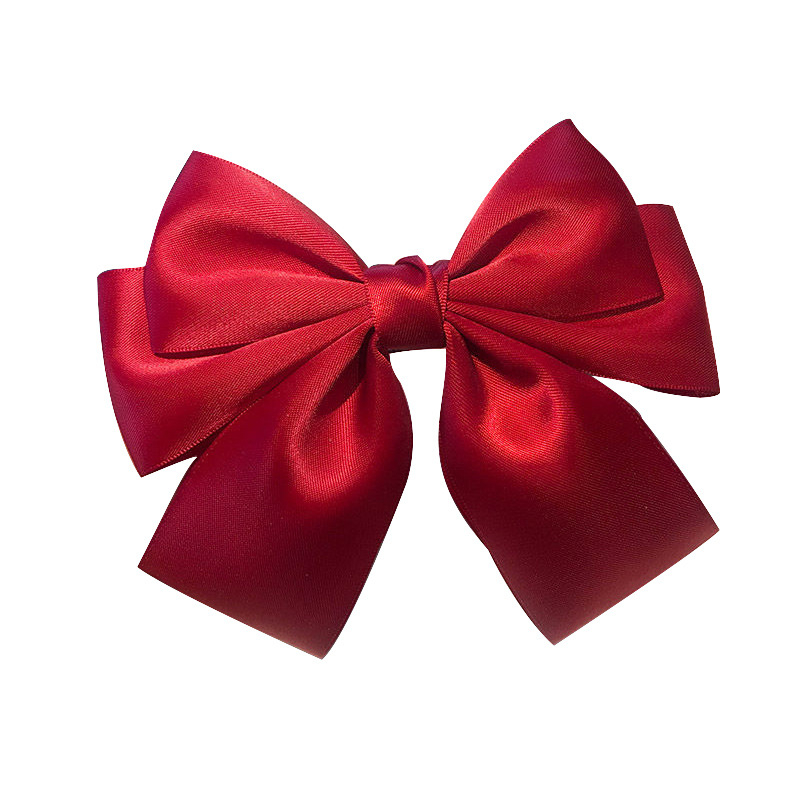 Grynai rankų darbo satino juostelės lankelio plaukų segtukas moterims korėjietiškam spyruokliniam segtukui, arklio uodegos nugaros galvos plaukų segtukui, galvos apdangalas, madinga