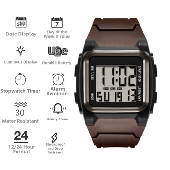 Teaduse ja tehnoloogia sensorikell on värviline, tudengipidudele mõeldud lihtsa moe ja niši disainiga ükssarviku veekindel elektrooniline kell.