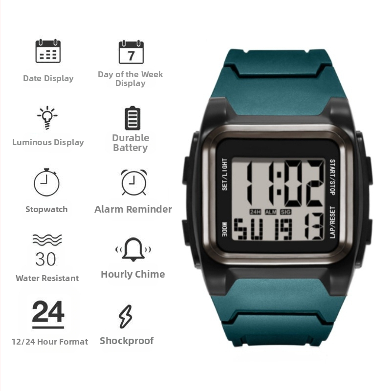 Наука и технологии sense watch ins висока цветна стойност студентско парти прост моден нишов дизайн еднорог водоустойчив електронен часовник