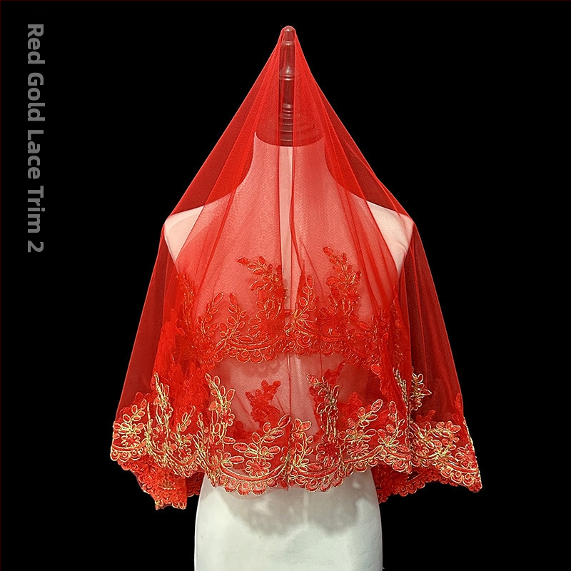 Nový príchod červenovlasej priadze, svadobné šaty Xiuhe, šaty červenovlasej čínskej štýlovej retro krátkej čipkovanej fotografickej priadze