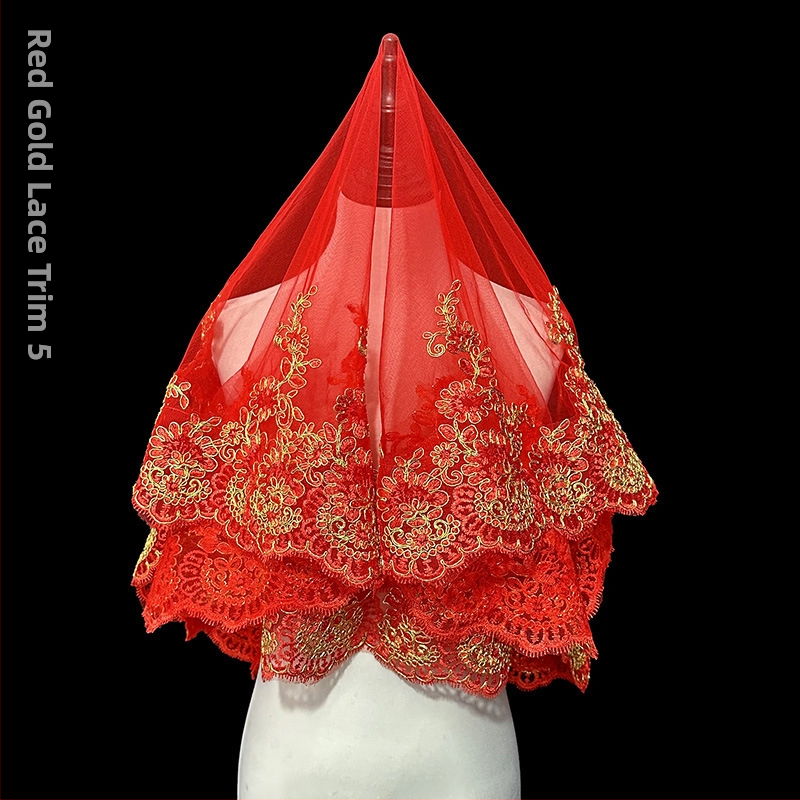 Nauja atvykusi raudonplaukė nuotakos ir vestuvinė suknelė „Xiuhe“ su raudonplauke kiniško stiliaus retro stiliaus trumpa nėriniuota foto siūlų nuotraukoms