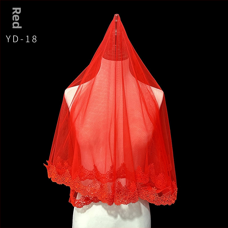 Nauja atvykusi raudonplaukė nuotakos ir vestuvinė suknelė „Xiuhe“ su raudonplauke kiniško stiliaus retro stiliaus trumpa nėriniuota foto siūlų nuotraukoms