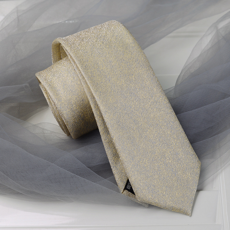 Proizvođač prekogranične korejske kravate čiste boje za muškarce, ležerne formalne odjeće, poslovne uske verzije, uske, u preppy stilu, crne, moderne, modne