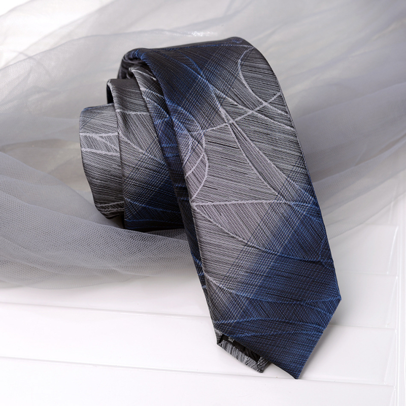 Proizvođač prekogranične korejske kravate čiste boje za muškarce, ležerne formalne odjeće, poslovne uske verzije, uske, u preppy stilu, crne, moderne, modne