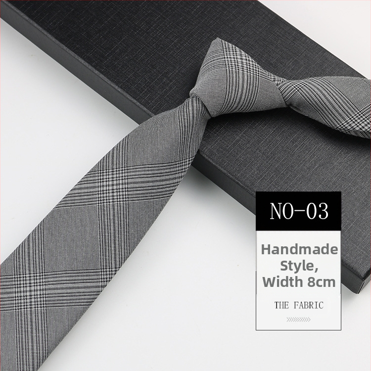 Karirana kravata Muška poslovna ležerna odijela Košulja Prugasta moderna kravata Ženska kravata za ruku